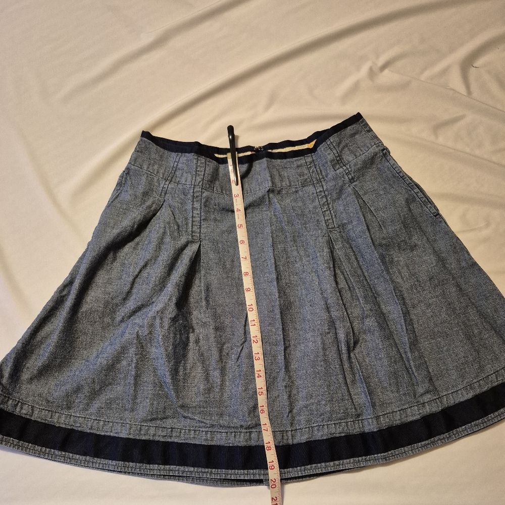 LL Bean Denimn Skirt